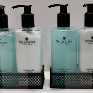 PECKSNIFF'S ENGLAND Moisturizing Hand Wash & Body Lotion in Sandalwood & Vanilla